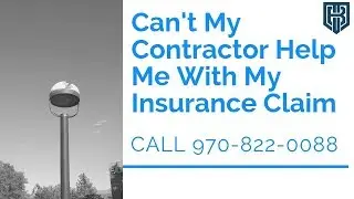 Hail Damage Insurance Claim  Roof Fort Collins CO