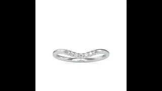 7 Diamond Platinum Ring for Women JL PT 0086 - Jewelove