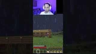 When You Villager Trading hit by lightning  #minecraft #minecrfat #minecraftmeme #gaming #minecratf