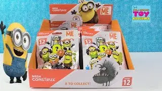 Minions Despicable Me Series 12 Mega Construx Blind Bag Opening Toy Review | PSToyReviews