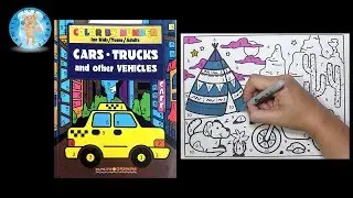 Motorcycle - Color by Number Cars Trucks Vehicles Coloring Book -- Family Toy Report