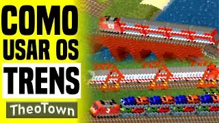 Como Usar os Trens Normais e Trens Elevados | TheoTown