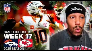 Christmas Game of the Week- NFL! | Chiefs vs Broncos Week 17! | Full game highlights & Reaction!
