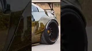 This Z goes HARD #350z #nissanz #rocketbunny #rollers #fujifilmxh2s #carstories #vq #widebody #wing
