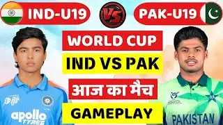🔴Live:India vs Pakistan ICC U19 World Cup 2nd Match Live | IND vs PAK Live| Live Cricket match today