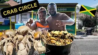 INSANE STREET FOOD at CRAB Circle in JAMAICA KINGSTON