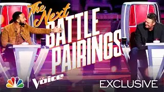 Тренеры объявляют пары для второго баттла &mdash; The Voice Battles 2020