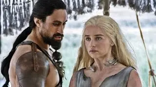 Daenerys conoce a Khal Moro | Juego de Tronos 6x01 Español HD