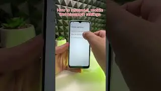 HOW TO RESET WIFI AND BLUETOOTH SETTINGS ON ULEFONE NOTE 16 PRO? #tutorial #howto #smartphone #fyp