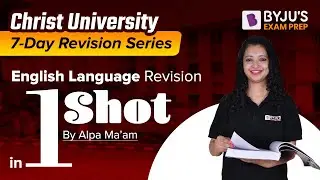 Christ University Exam: English Language in One Shot | Christ University Entrance Test 2022 !!!