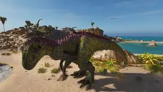ARK Survival Ascended The island con mods:#6 Indominus rex bajo pero Tengo Indominus