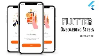 Onboarding Screen - Food Delivery App Flutter UI - Speed Code🔥🔥