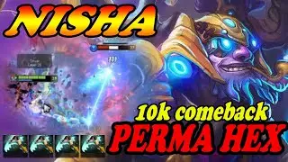 Nisha next level Tinker 10k comeback perma hex | Giveaway | Dota 2 Pro Gameplay