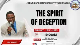 THE SPIRIT OF DECEPTION // BRO SHARRIT // SUNDAY 23/11/2025
