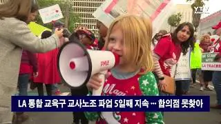 Teachers On Strike - LA School District - LA City Hall