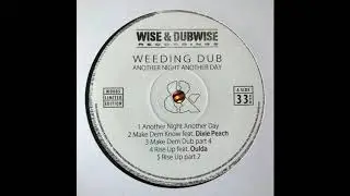 Another Night Another Day - Weeding Dub - Another Night Another Day -Wise & Dubwise Recordings WD005