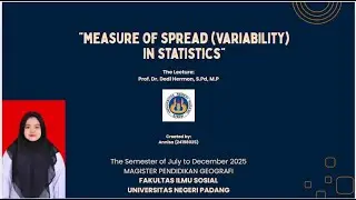 Variability | Annisa | Magister Pendidikan Geografi FIS UNP