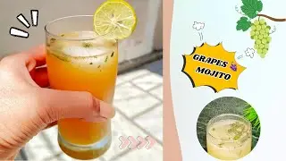 Grapes Mojito Recipe | Summer Special Mojito Recipe | Summer Mocktails | Virgin Mojito