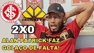 REACT INTERNACIONAL 2 X O CRICIÚMA | VITÓRIA DO INTER  | BRASILEIRÃO 2024