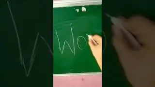 how to #write #spelling of #world on #blackboard #school #study #students #viral #shorts #friendship
