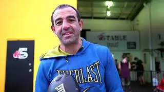 Former World Champion Sam Soliman in preparation for his WBC title fight
