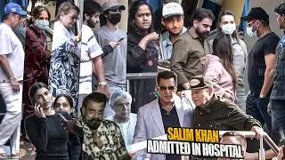 Salman Khan&rsquo;s Father Salim Khan Hospital in Mumbai Lilavati Hospital |Full Family And Friends Visits