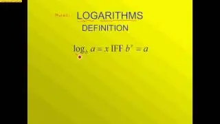 AAF Logs are Exponents