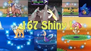 167 Shiny Pokémon FULL ODDS (1/8192) | Ma collection
