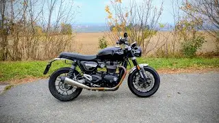 Triumph Speed Twin 1200 I Autumn ride I Onboard camera [4K]