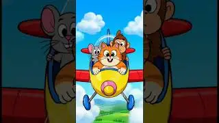 The Cotton Candy Gang Funny Flying Machine Chaos #real #funnymind #newcartoon