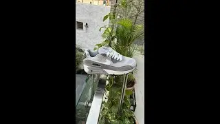 Hullet Trading Imported Nike Air Max 90 Premium Lt Smoke Grey Shoes