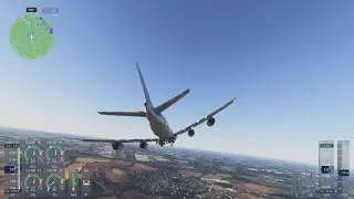 Landing a 747-8f at east midlands airport in msfs 2024