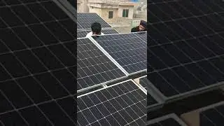 manufacturing of elevated structure for 12 kw solar system.