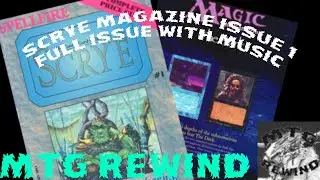 1994 MTG SCRYE Magazine Issue 1 LOFI OLD SCHOOL MAGIC THE GATHERING NOSTALGIA
