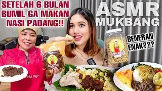 MUKBANG NASI PADANG + RENDANG & KUE BAWANG MAMA FUJI!! AWAS NGILER...