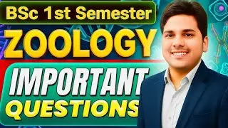 BSc First Semester Zoology Exam Base Important Questions अच्छे से पढ़ लो समय नहीं है By Mk Sir 