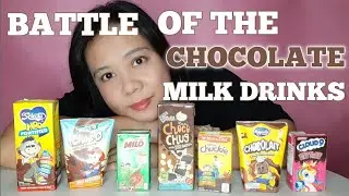 BATTLE OF THE CHOCOLATE MILK DRINKS | CHOCO MILK TASTE TEST PH #milkchocolate #tastetest #mukbang