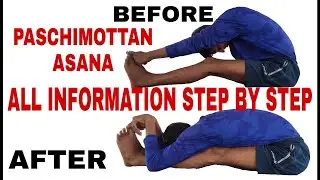 How To Do Paschimottan Asana Step by Step. Tutorial by yogasaathi.