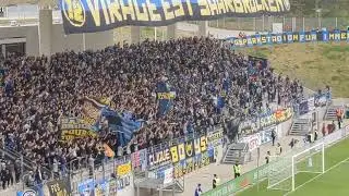 1.FC Saarbrücken-SC Verl 23.04.2022  Support Virage Est