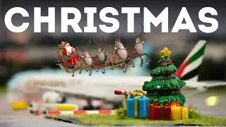 Adding Christmas Decorations On My Model Airport