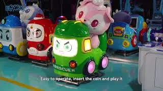 EPARK Rescue Vehicle Small Children Electric Swing Car Game Machine Coin Operated Games Kiddie Ride
