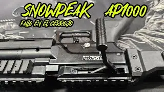 SNOWPEAK AP1000  PROBLEMA EN LA PALANCA
