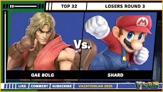 VacationLAN 2025 - Top 32 - Gae Bolg (Ken) VS Shard (Mario) - Super Smash Bros Ultimate