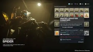 WANTED: Gravetide Summoner Location Solo / Powerful Engram (Spider Bounty) [Destiny 2 Forsaken]