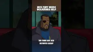 Nick Fury Needs Wolverines Help 😱 #nickfury #wolverine #marvel