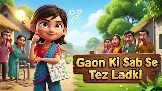 Gaon Ki Sab Se Tez Ladki | Mazedaar Urdu Hindi Cartoon Kahaniyan for Kids #KidsCartoon #Stories