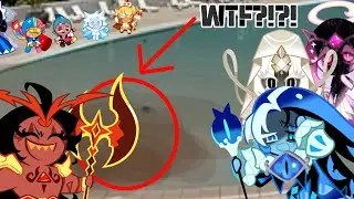 Beast Cookies Visit the Central Park Pool