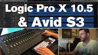 Logic Pro X with Avid S3, Dock and Control app