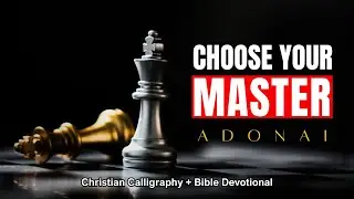 ADONAI EXPLAINED - Genesis 22 | Bible Devotional + Prayer + Journal (Calligraphy // Christian Art)
