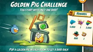 Angry birds 2 the golden pig challenge 5 oct 2024 with blues#ab2 the golden pig challenge today